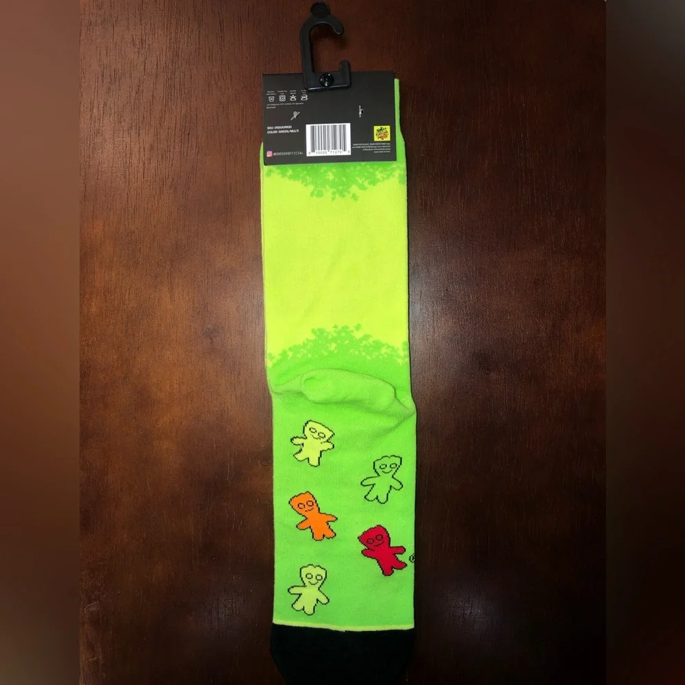 SOUR PATCH KIDS ODD SOX NOVELTY CREW SOCKS NWT MEN’S SHOE SIZE 8-12